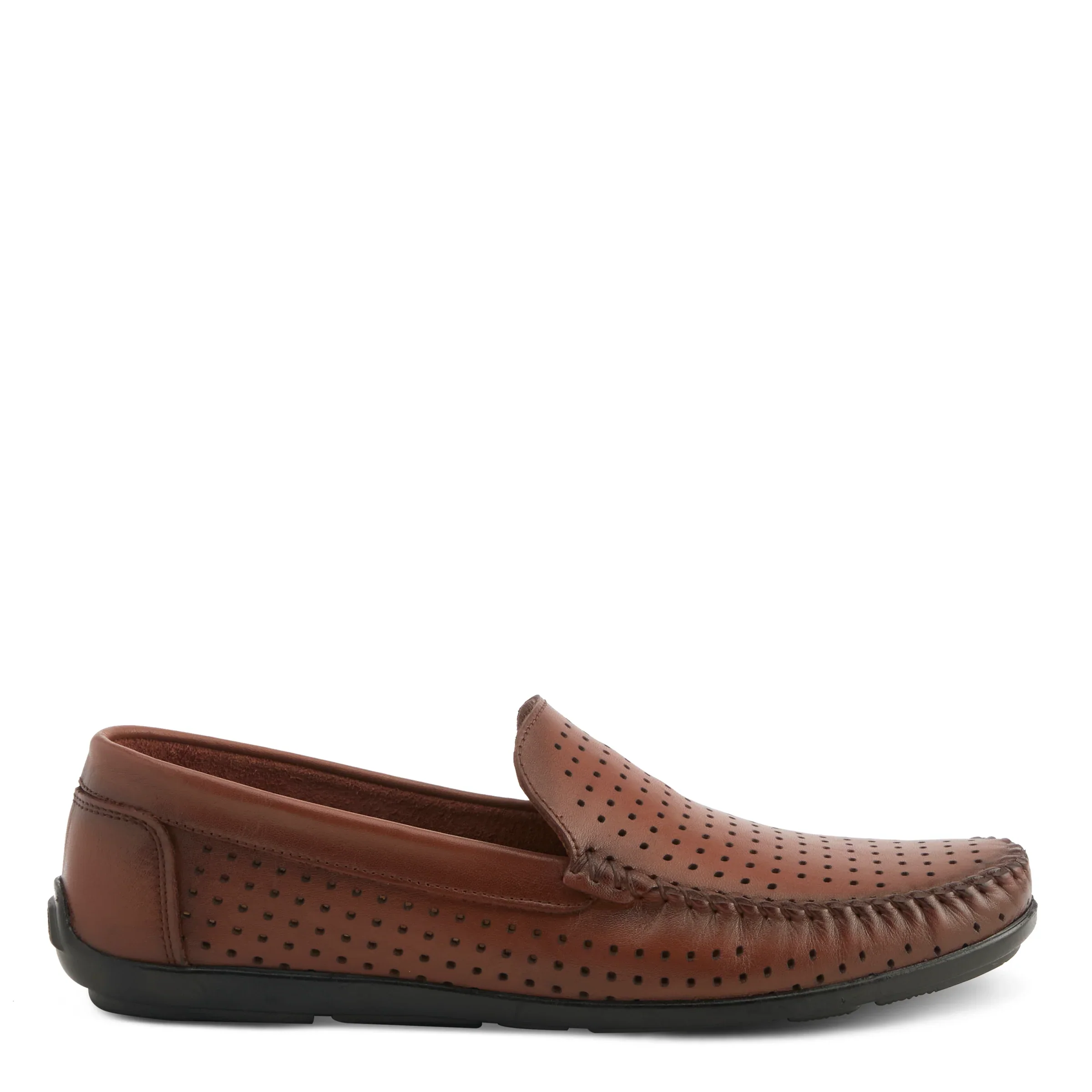 Spring Step Men's Crispin Slip On Leather Loafers - Camel - Image 3