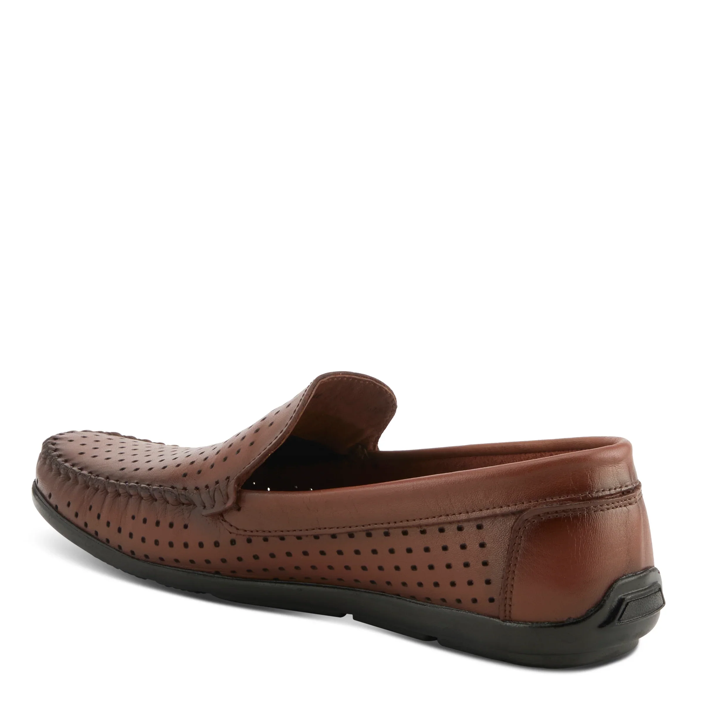 Spring Step Men's Crispin Slip On Leather Loafers - Camel - Image 5