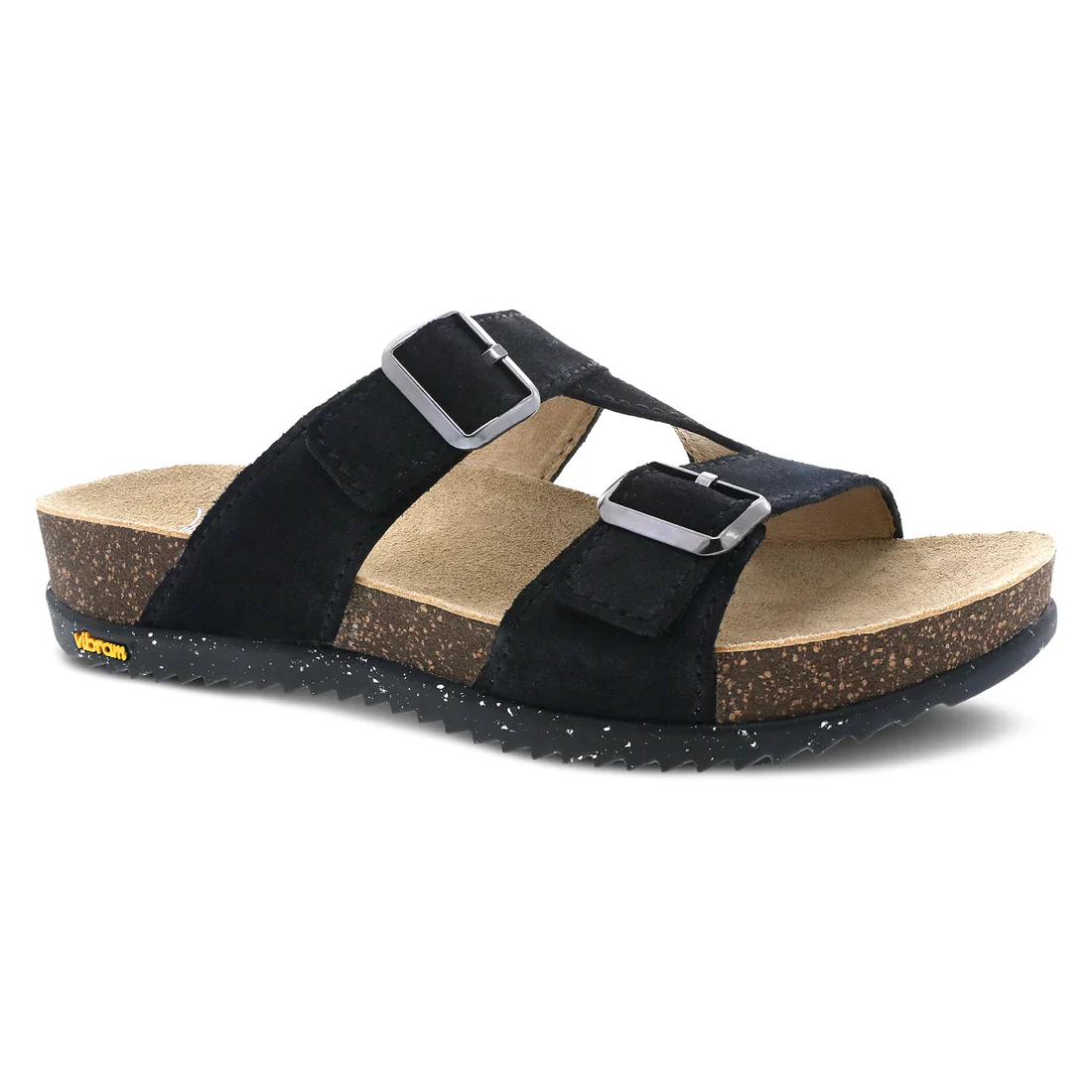 Dansko Women's Dayna Sandal - Black Suede