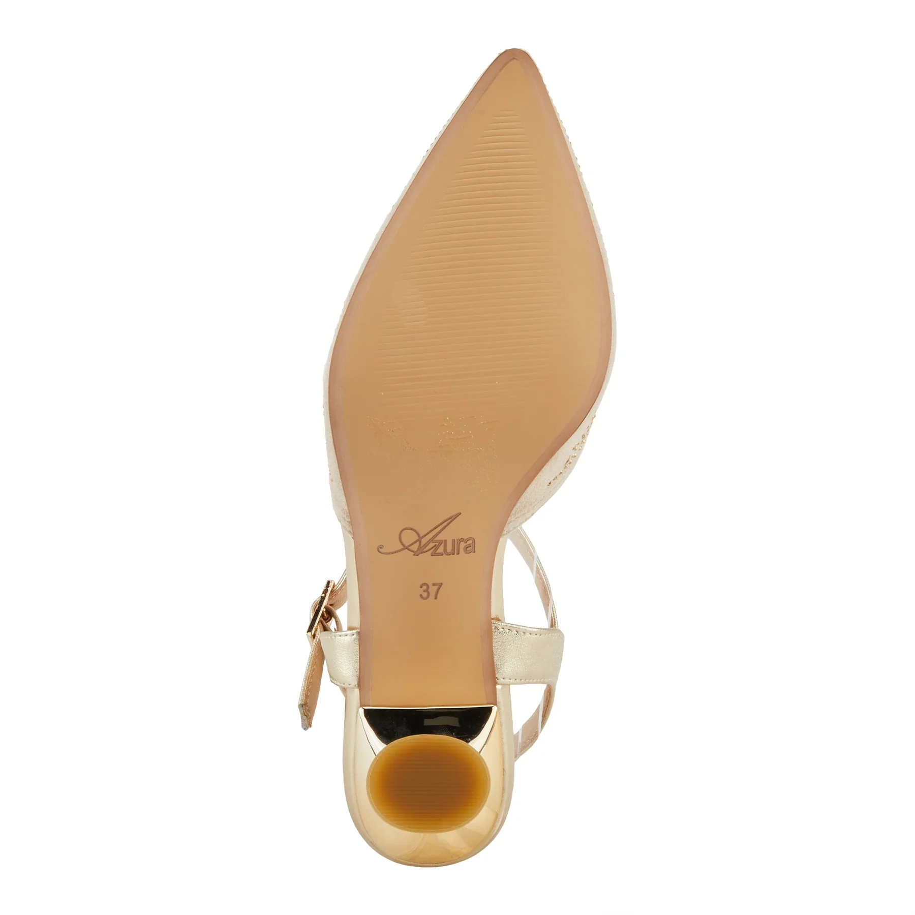 Azura by Spring Step Women's Delicate Sandals - Soft Gold - Image 7