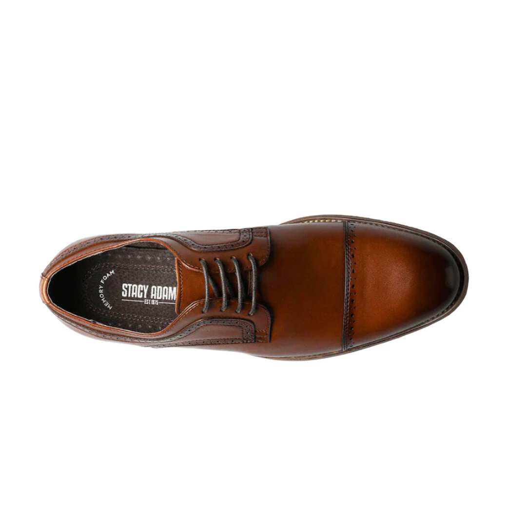 Stacy Adams Men's Dickinson Oxfords - Cognac - Image 4