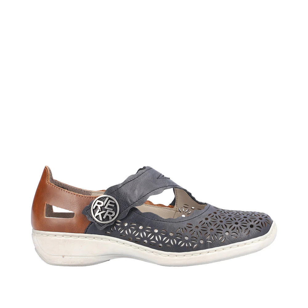 Rieker Women's Doris - Pazifik/Mogano - Image 7
