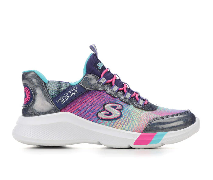 Skechers Little Kids (Sizes 10.5-1.5) Sneaker - Navy/Multi - Image 3