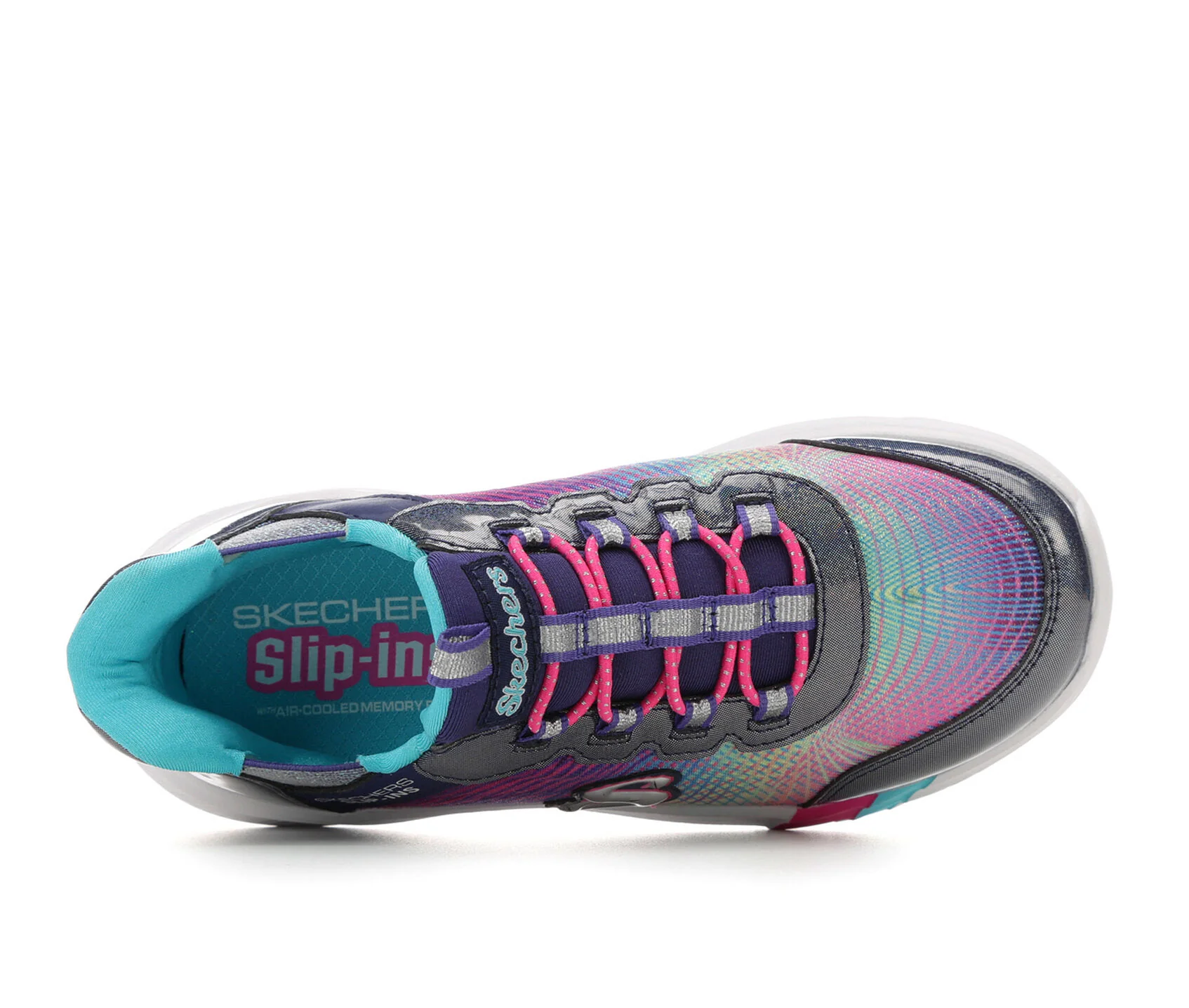 Skechers Little Kids (Sizes 10.5-1.5) Sneaker - Navy/Multi - Image 4