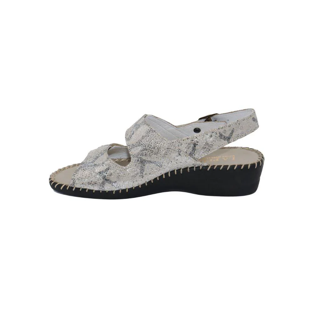 La Plume by Laurevan Women's Dusty Sandal - Bone - Image 2