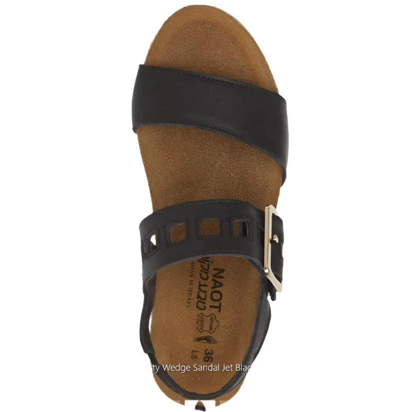 Naot Women's Dynasty Sandal - Black Matte Leather - Image 2
