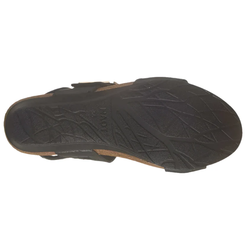 Naot Women's Dynasty Sandal - Black Matte Leather - Image 3