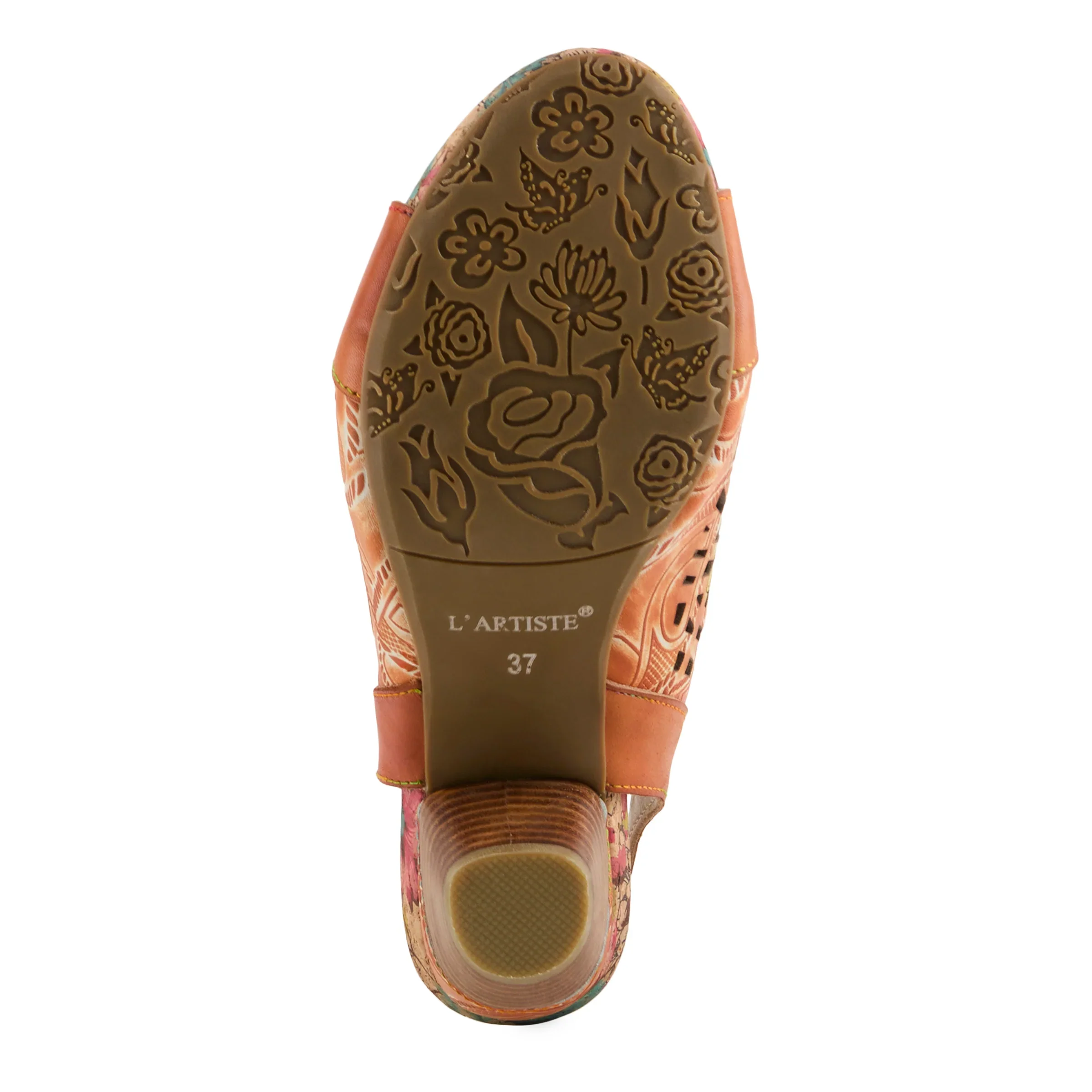 L'Artiste Women's Eclipsing Sandal - Orange Multi - Image 3