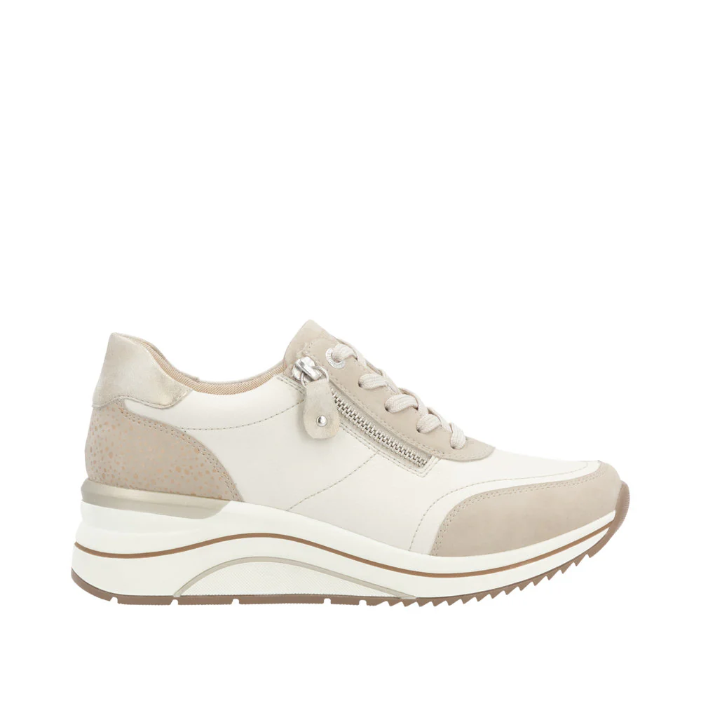 Remonte by Rieker Women's Eleni 00 Sneaker - Beige - Image 3