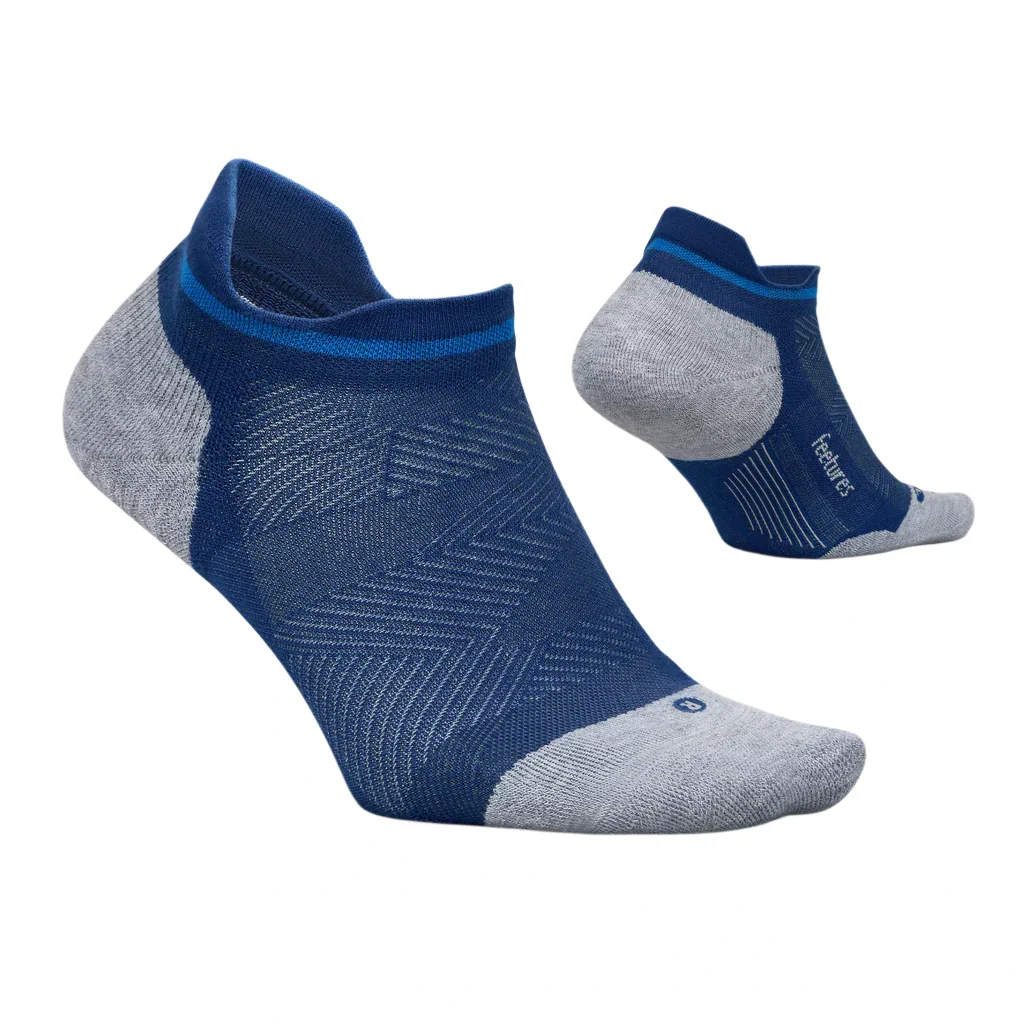 Feetures Elite Max Cushioned Tab Sock - Navy Mist - Image 2