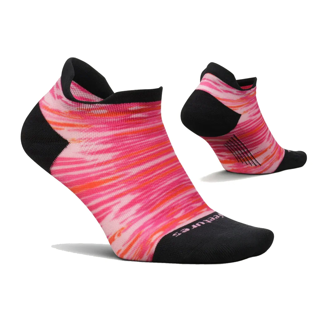 Feetures Elite Light Cushion No Show Tab - Pink - Image 2