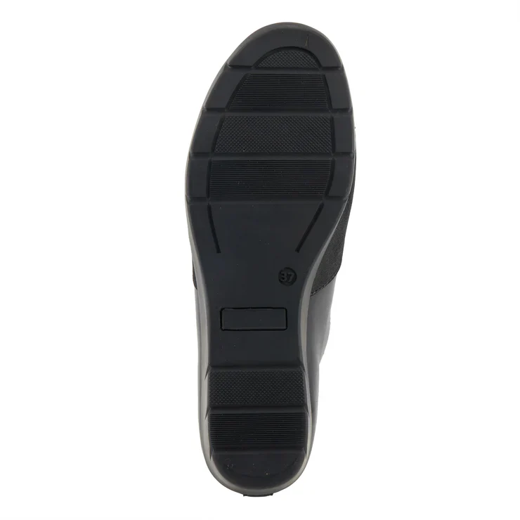 Spring Step Women's Evzen Wedge Slip-On - Black - Image 7
