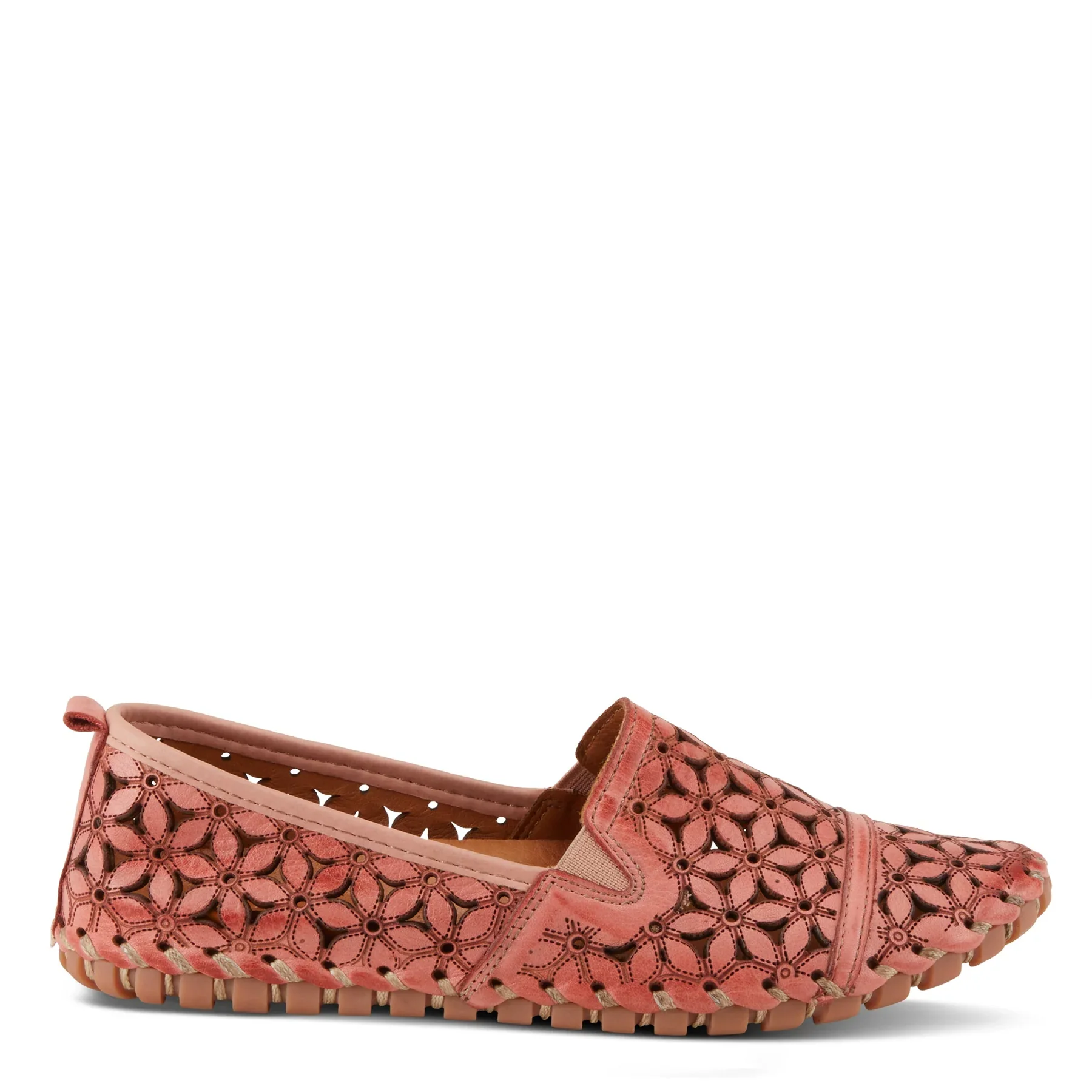 Spring Step Women's Flowerflow Flats - Salmon - Image 3