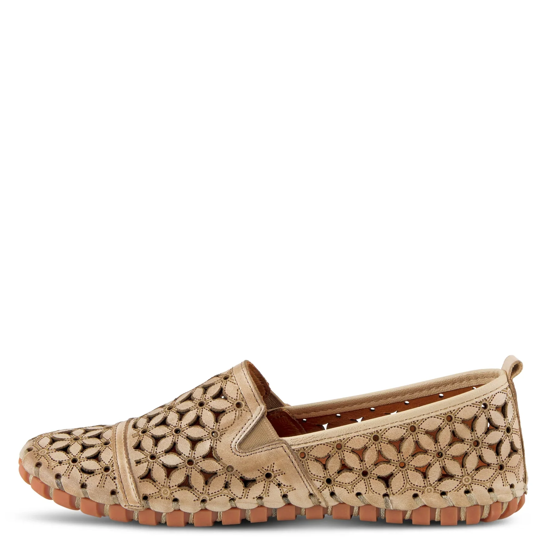 Spring Step Women's Flowerflow Flats - Beige - Image 2