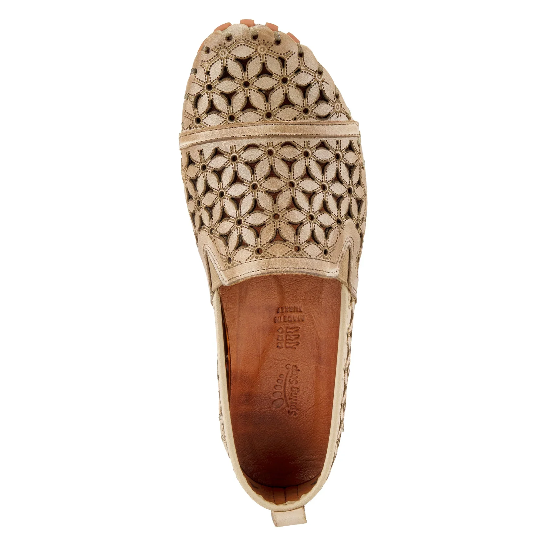 Spring Step Women's Flowerflow Flats - Beige - Image 4