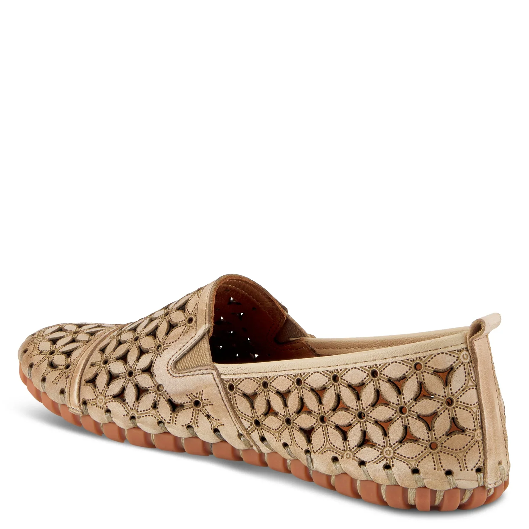 Spring Step Women's Flowerflow Flats - Beige - Image 5