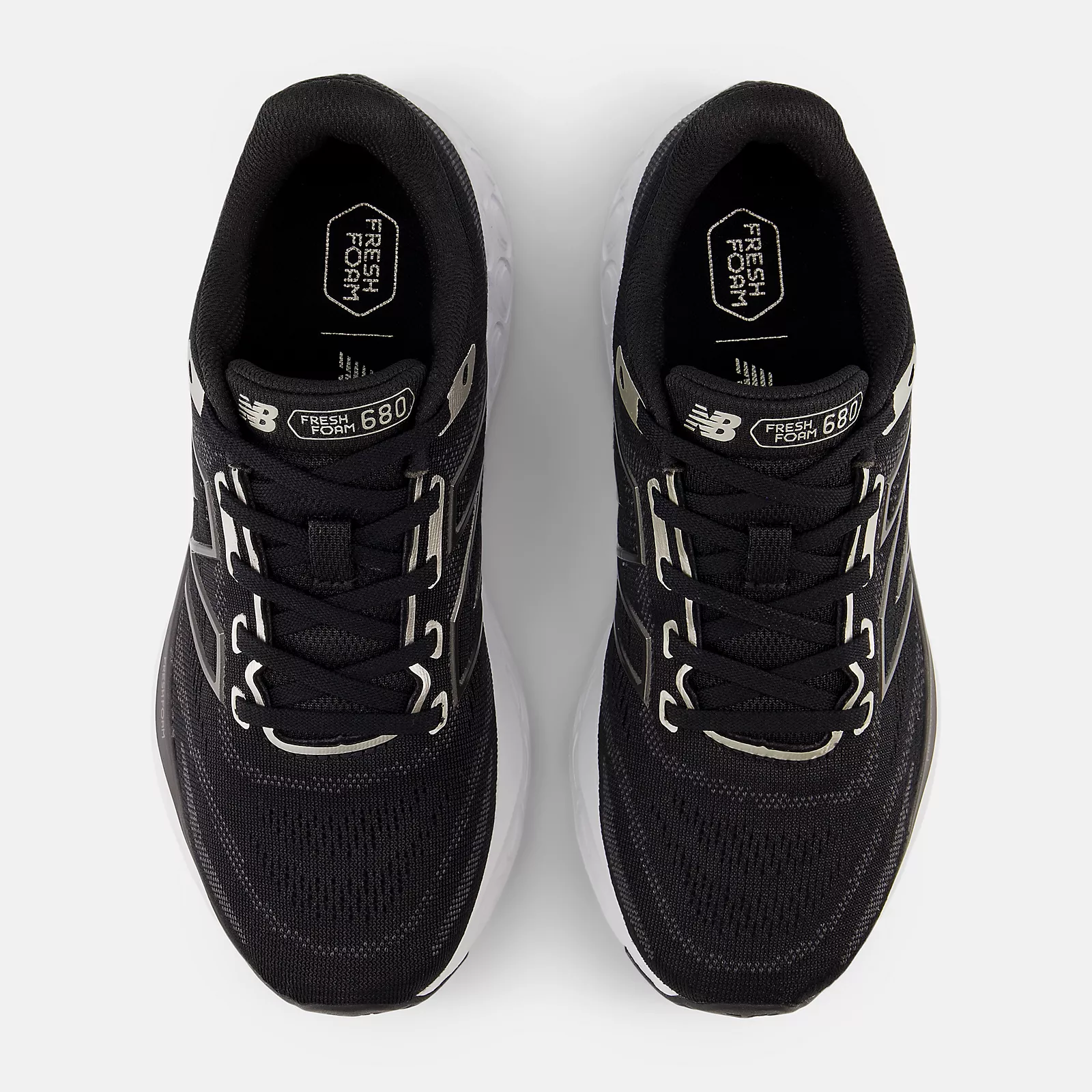 New Balance Women's Fresh Foam 680 V8 Running Shoes - Black - Image 3