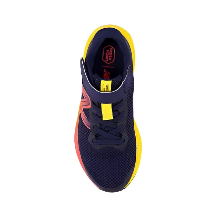 New Balance Boy's Fresh Foam Arishi v4 Lace with Top Strap - Team Navy - Image 2