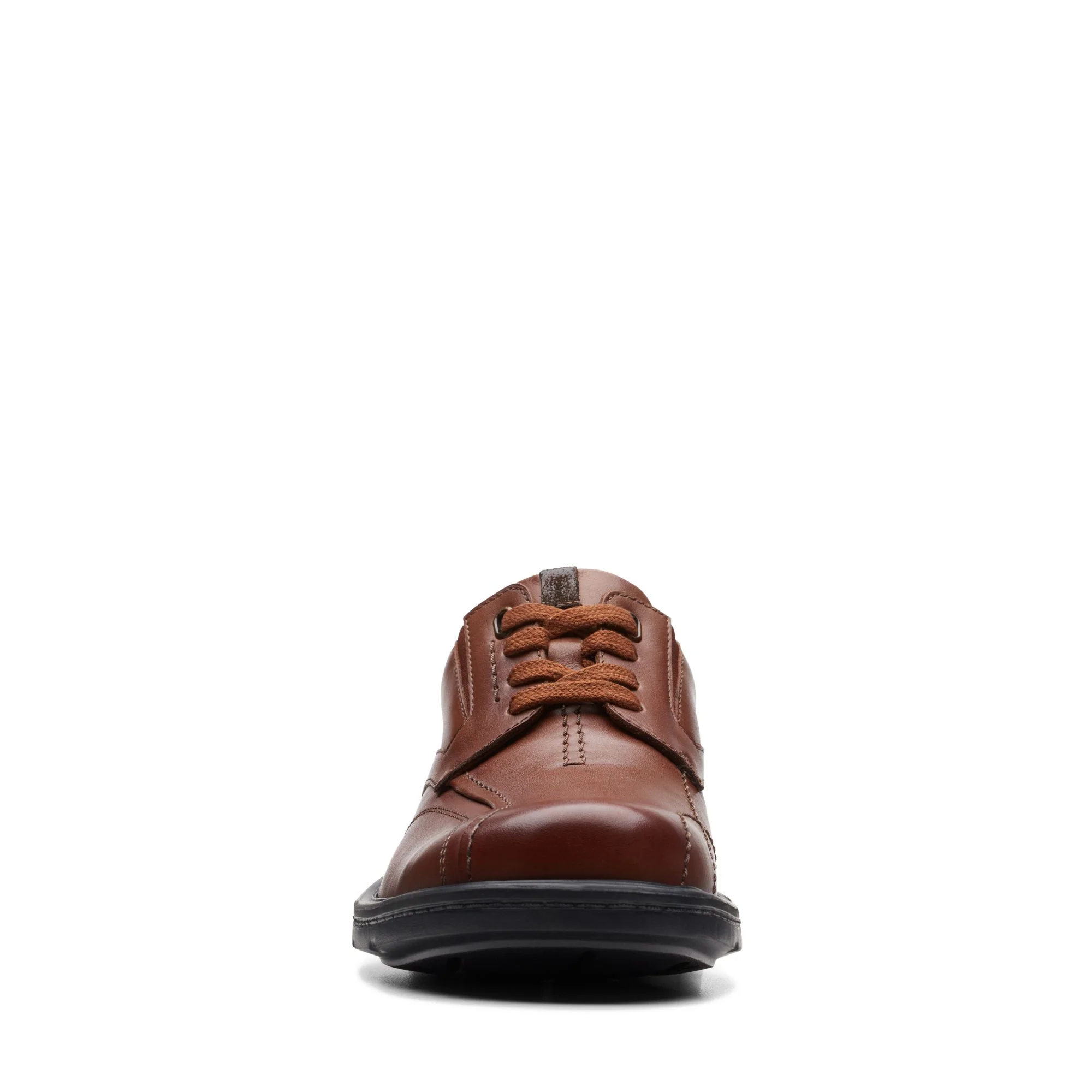 Clarks Men's Gessler Lace - Dark Tan Leather - Image 6