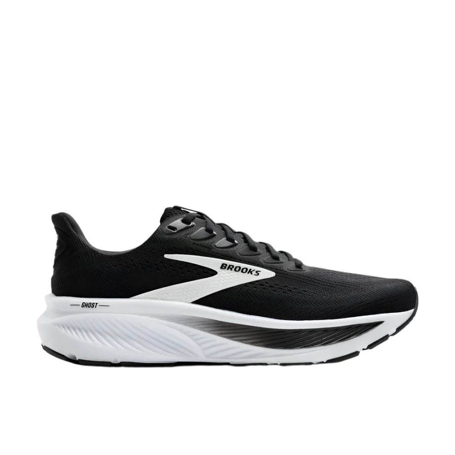 Brooks Women's Ghost 17 Dynamic Road Running Sneaker - Black/Grey/White - Image 3