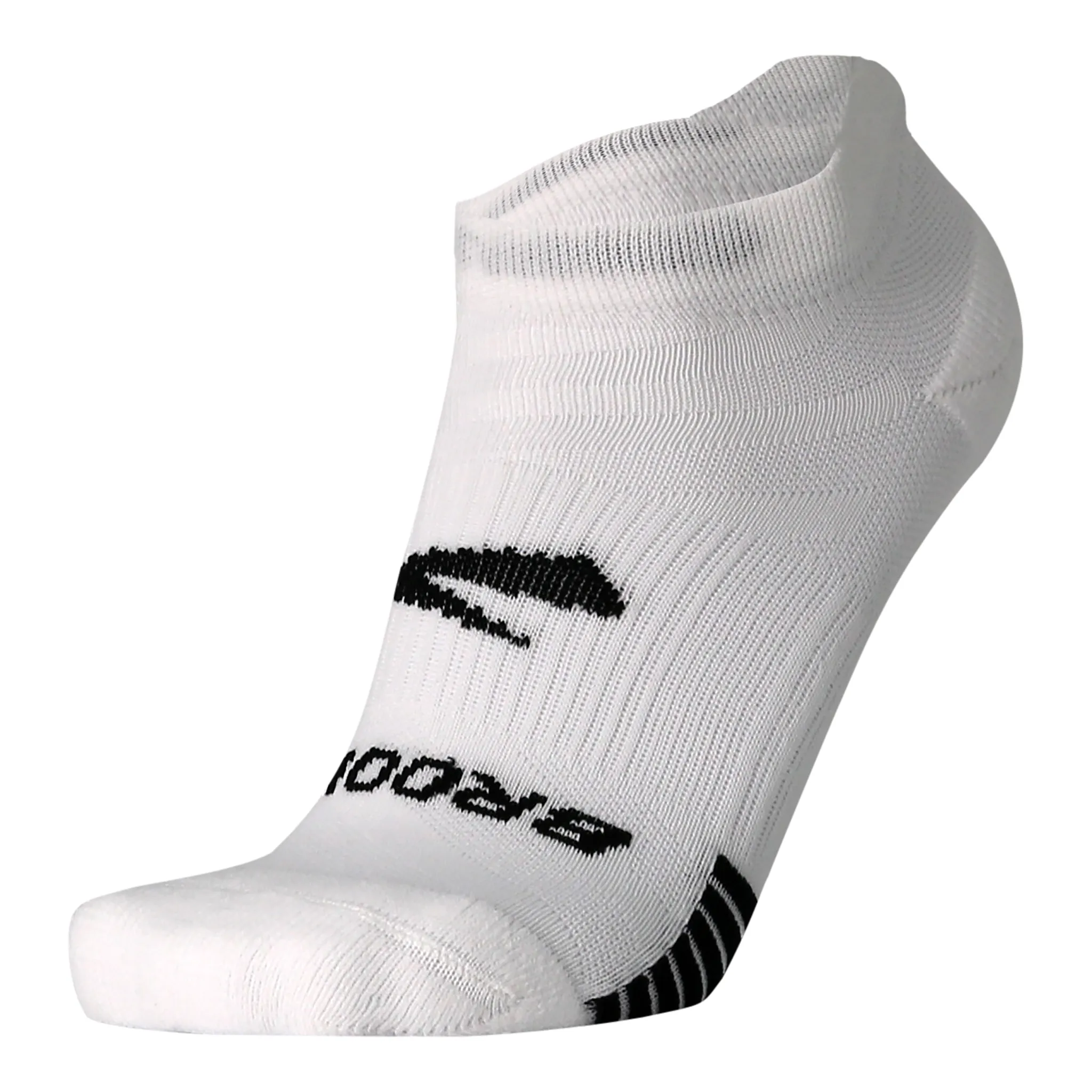 Brooks Ghost Lite No Show Socks Two Pack - White - Image 2