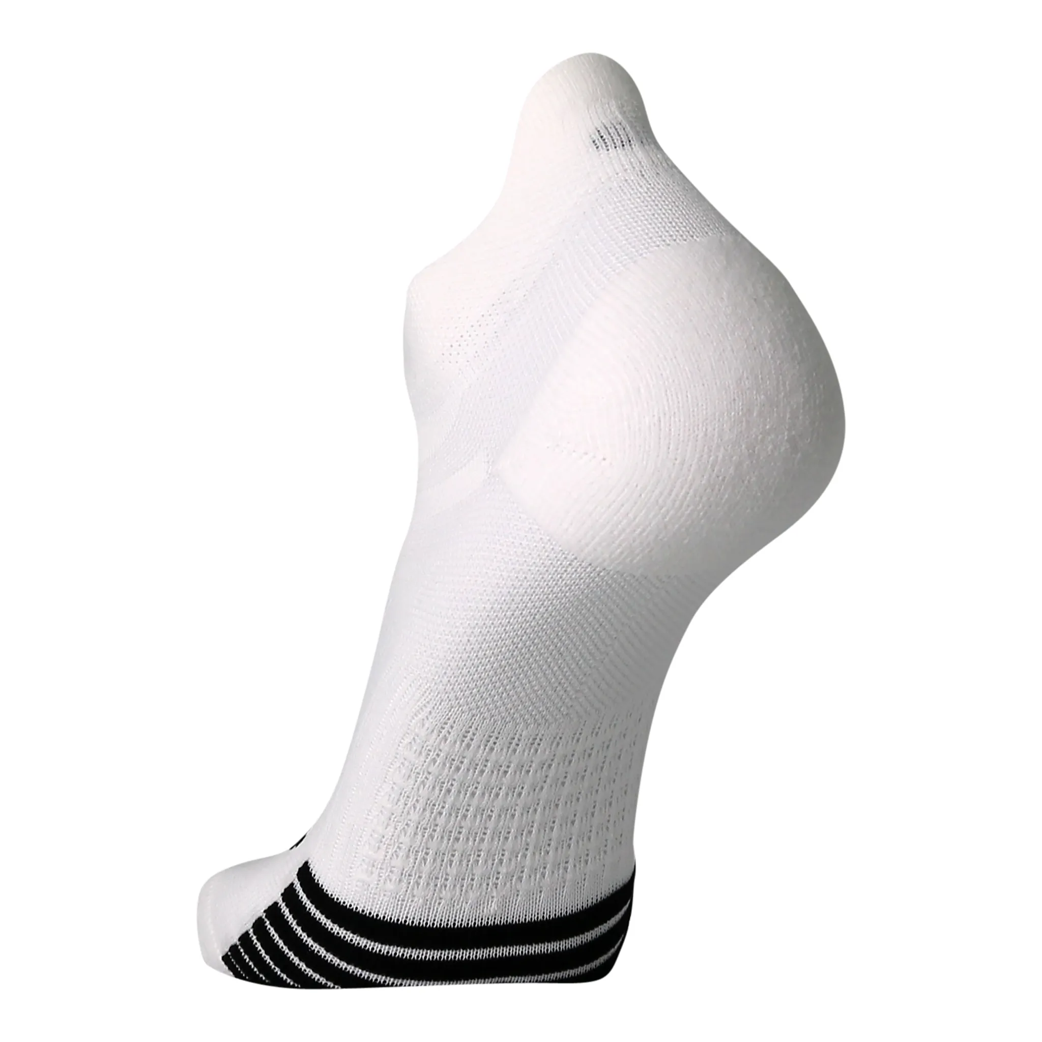 Brooks Ghost Lite No Show Socks Two Pack - White - Image 3
