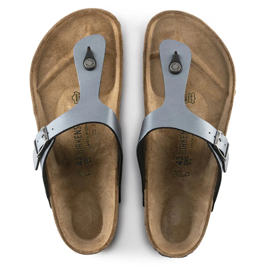 Birkenstock Women's Gizeh Birko-Flor Sandal - Ice Pearl Onyx - Image 3