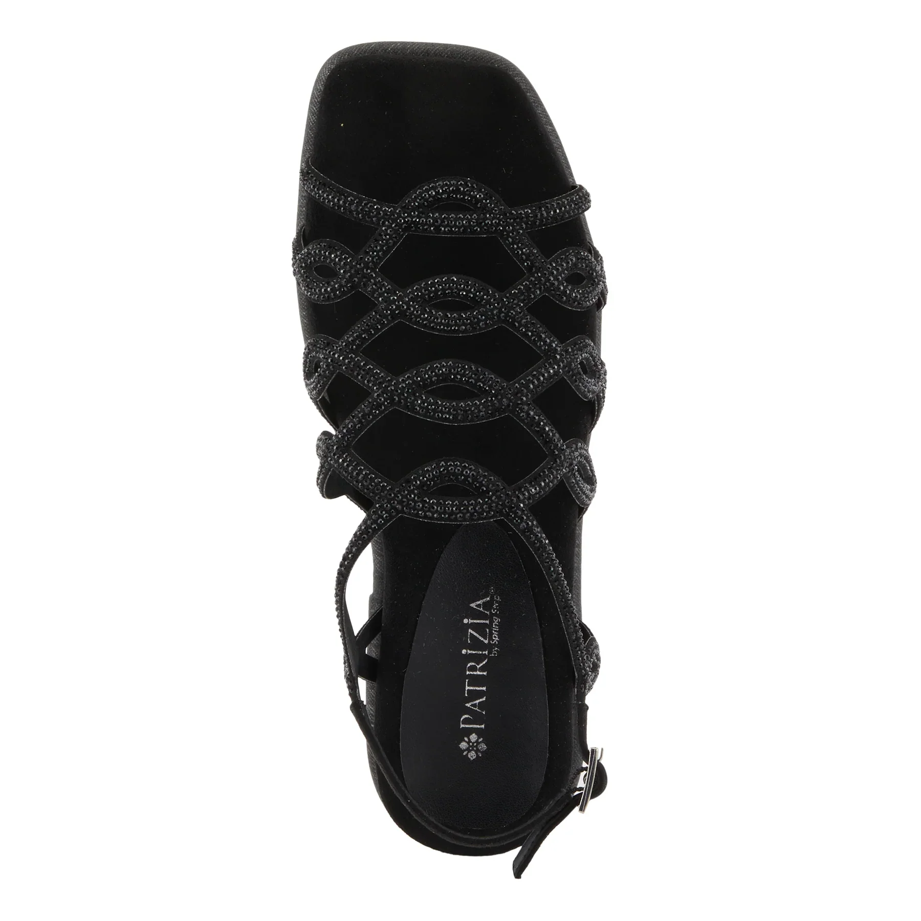 Patrizia by Spring Step Women's Glamgloss Sandals - Black - Image 4