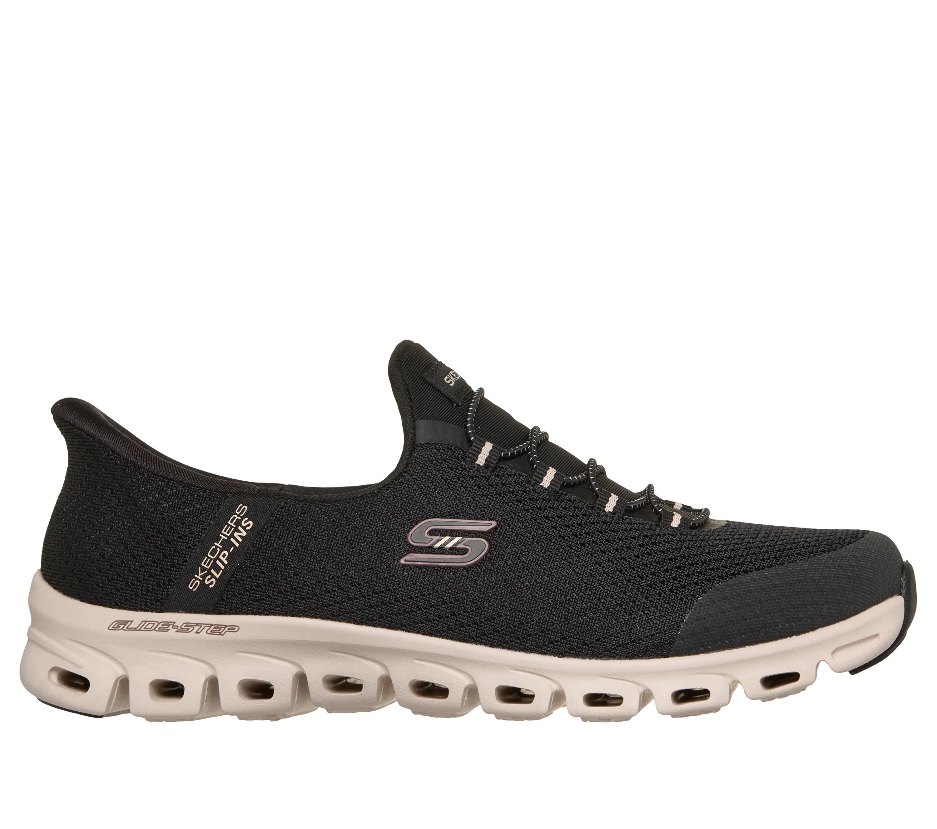 Skechers Women's Slip-Ins: Glide-Step - Vibey - Black/Natural - Image 2