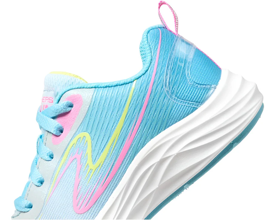 Skechers Kids Go-Run Accelerate Sneaker - Light Blue/Multi - Image 5