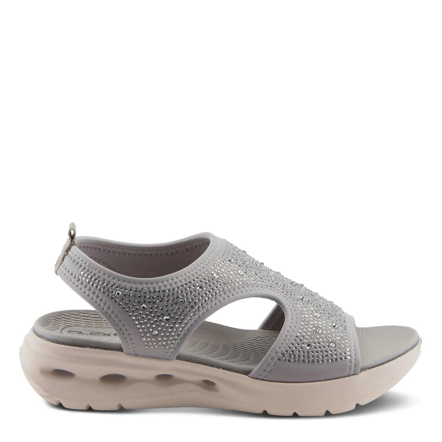 Flexus by Spring Step Women's Gosselin Open Toe Sandal - Grey - Image 3