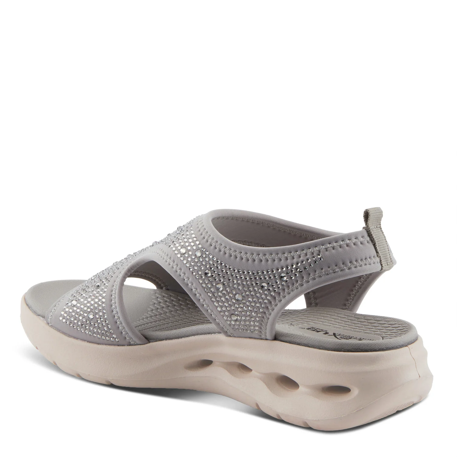 Flexus by Spring Step Women's Gosselin Open Toe Sandal - Grey - Image 4