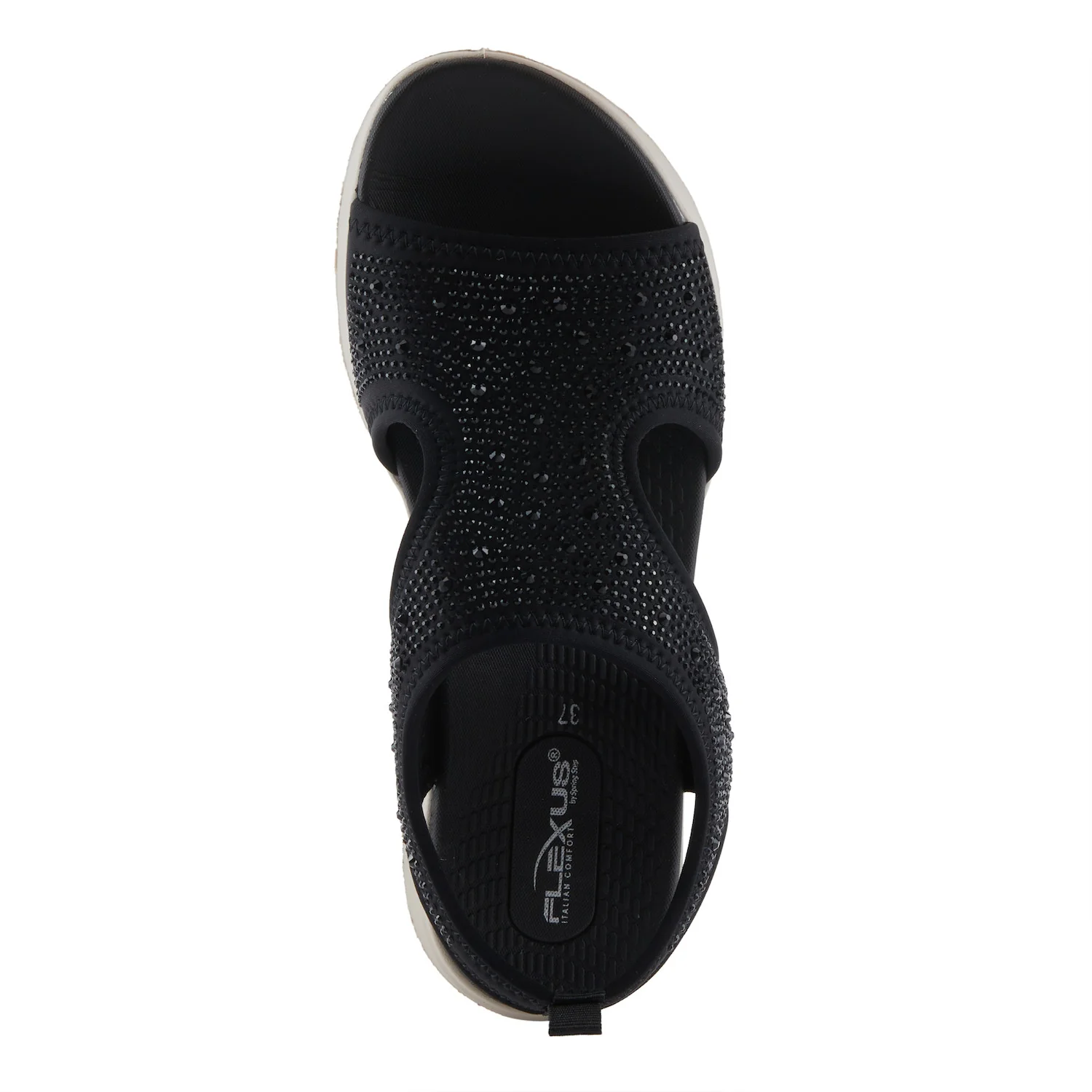 Flexus by Spring Step Women's Gosselin Open Toe Sandal - Black - Image 6
