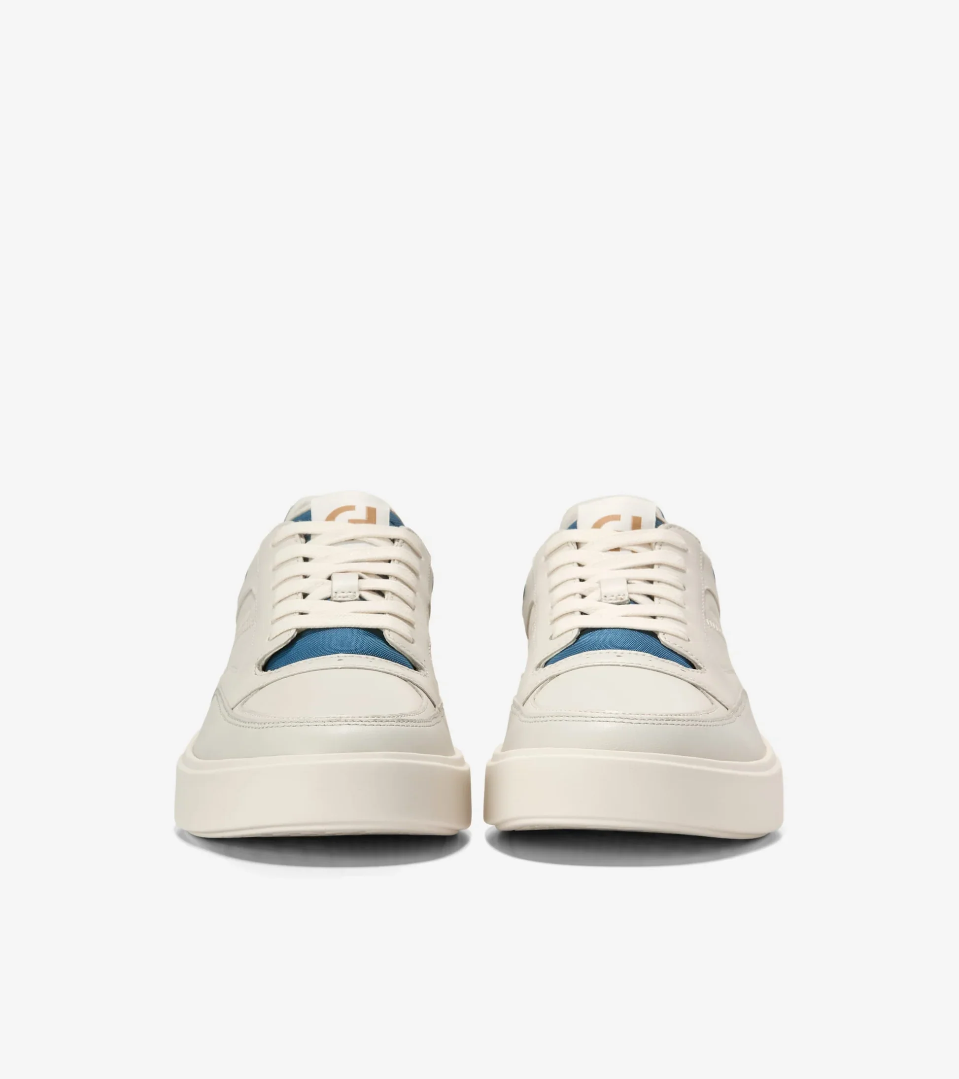 Cole Haan Men's Grand Crosscourt Traveler Setshot Sneakers - Ivory/Dark Blue - Image 4