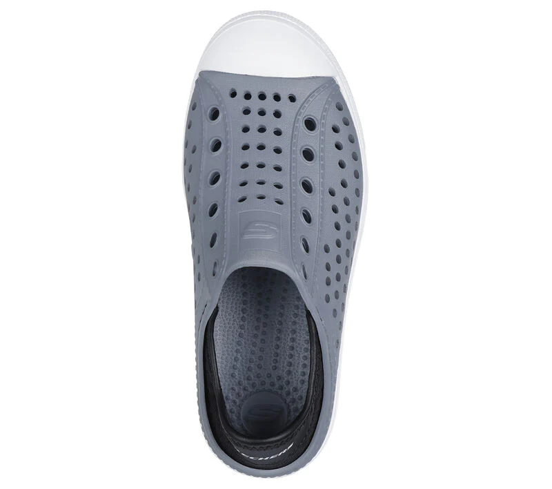 Foamies by Skechers Little Kids Guzman Steps Sneaker - Charcoal/Black - Image 4
