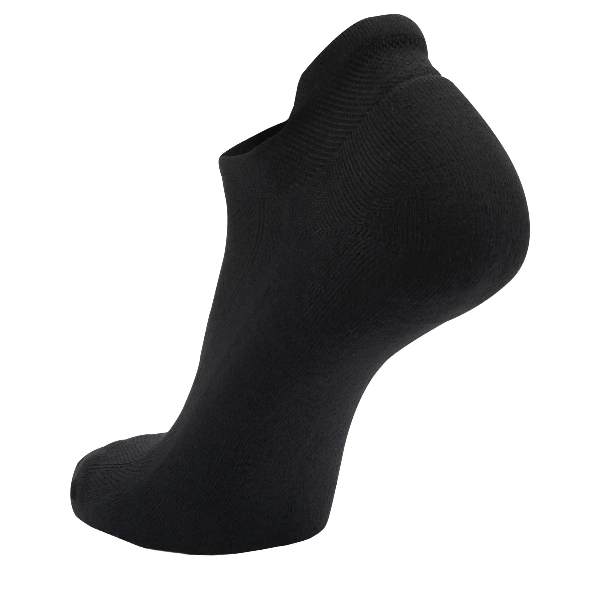 Balega Hidden Comfort No Show Tab Sock - Black - Image 4