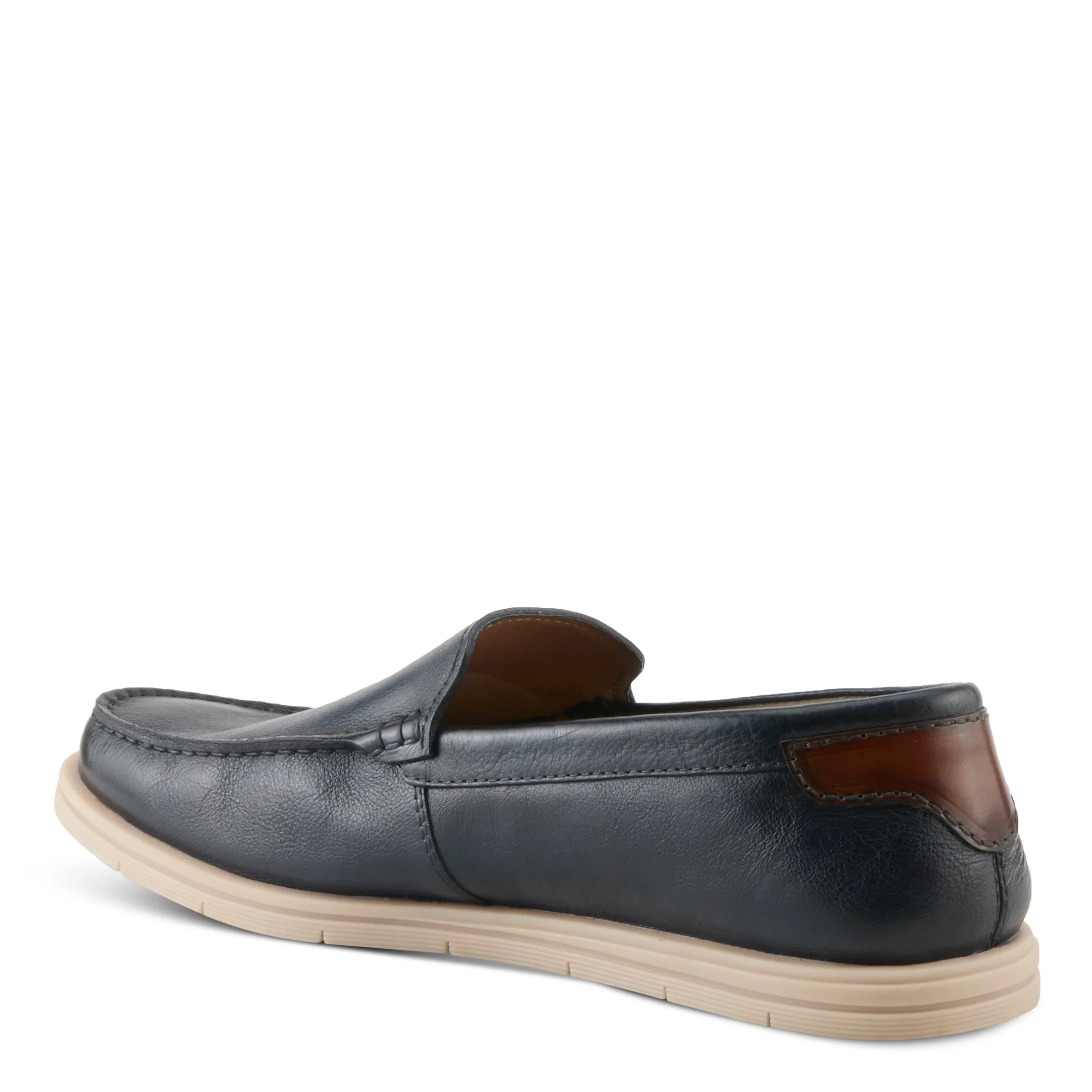 Spring Step Men's Hord Venteian Slip On Moccasin - Navy - Image 4