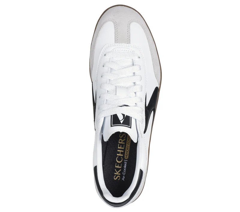 Skechers Women's Hotshot-Kickoff Court & Classics Sneakers - White/Black - Image 4