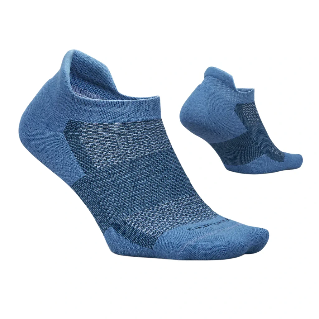Feetures Unisex High Performace Max Cushioned Tab Sock - Denim Daze - Image 2