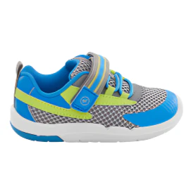Stride Rite (Little Kid) Ian Sneaker - Grey/Multi - Image 3