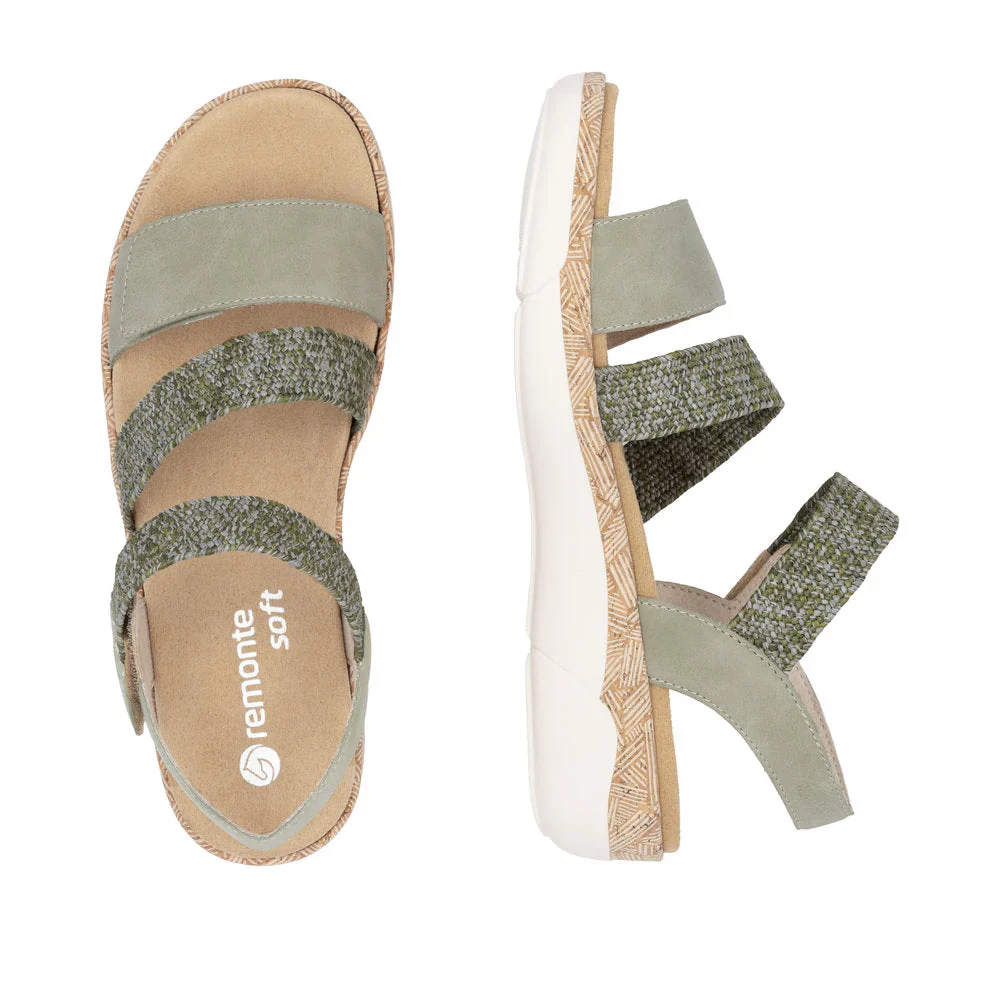 Remonte by Rieker Women's Jocelyn Sandals - Salbei/Olive - Image 8
