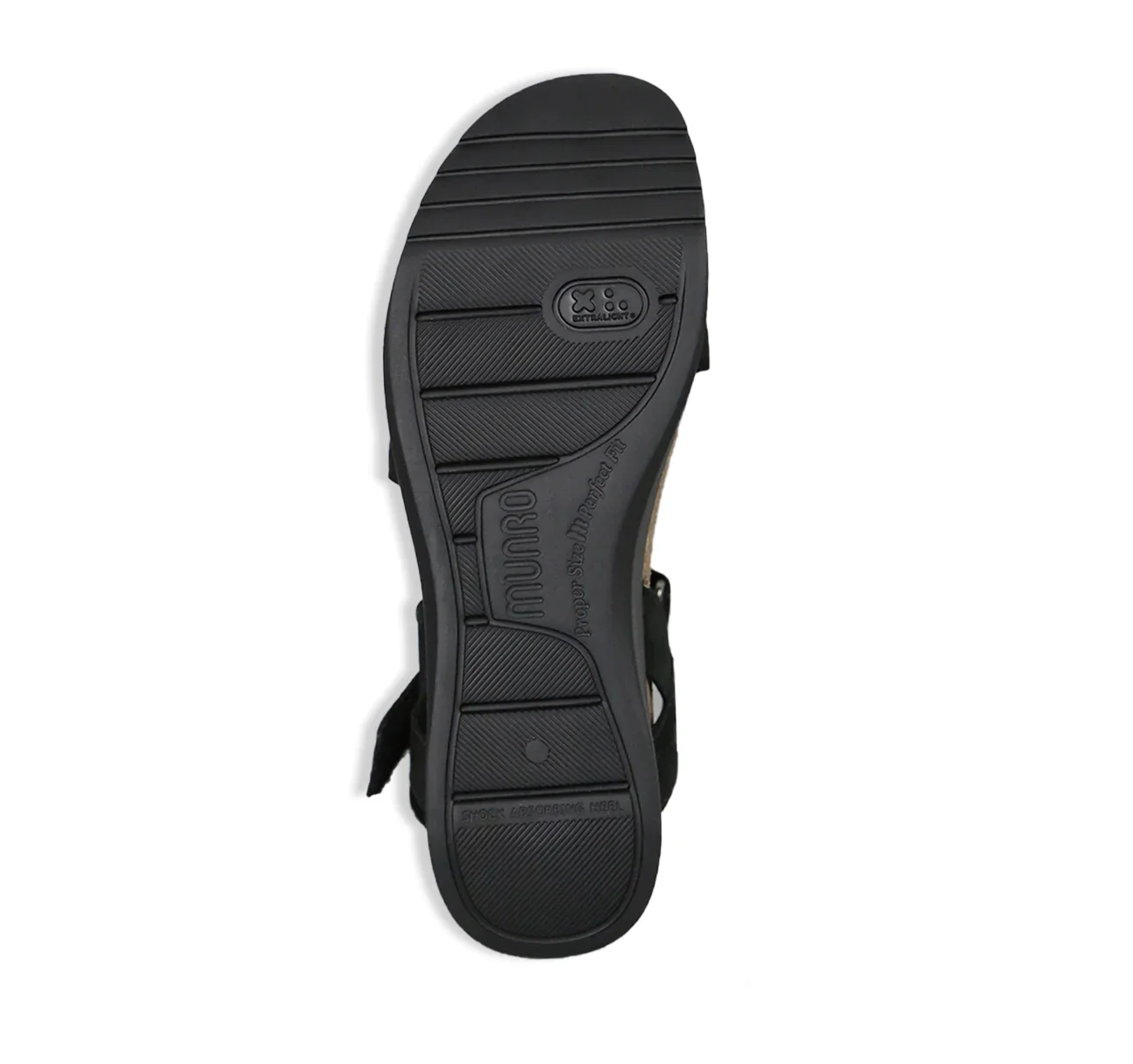 Munro Women's Juniper Sandal - Black Nubuck - Image 5