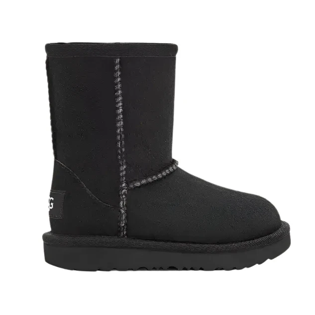 UGG® Kids Classic Short II Boot - Black - Image 3