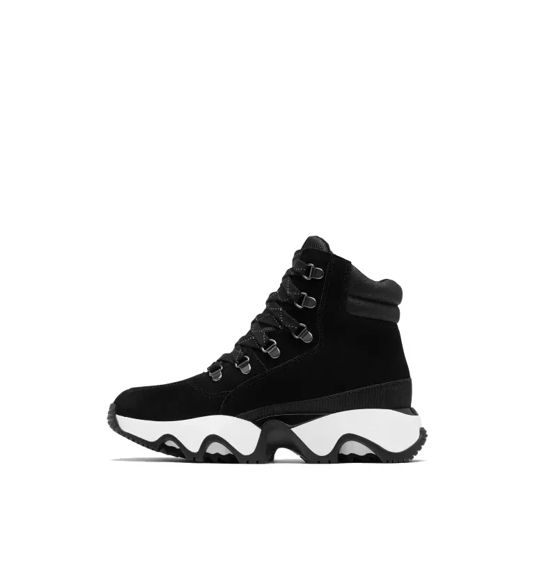 Sorel Women's Kinetic Impact Conquest Waterproof Boot - Black/Sea Salt - Image 4