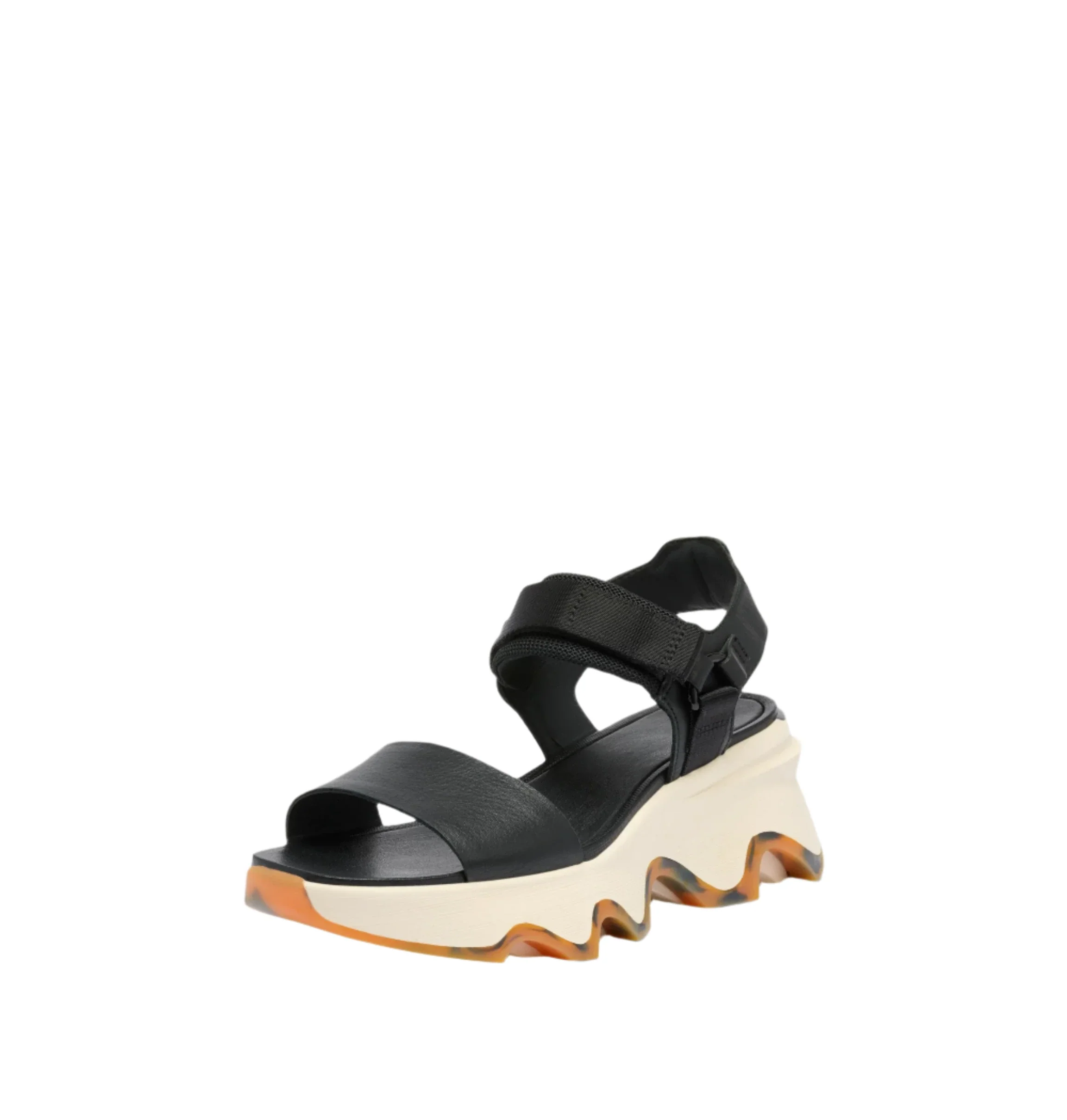 Sorel Women's Kinetic Y-Strap Wedge Sandal - Black - Image 4