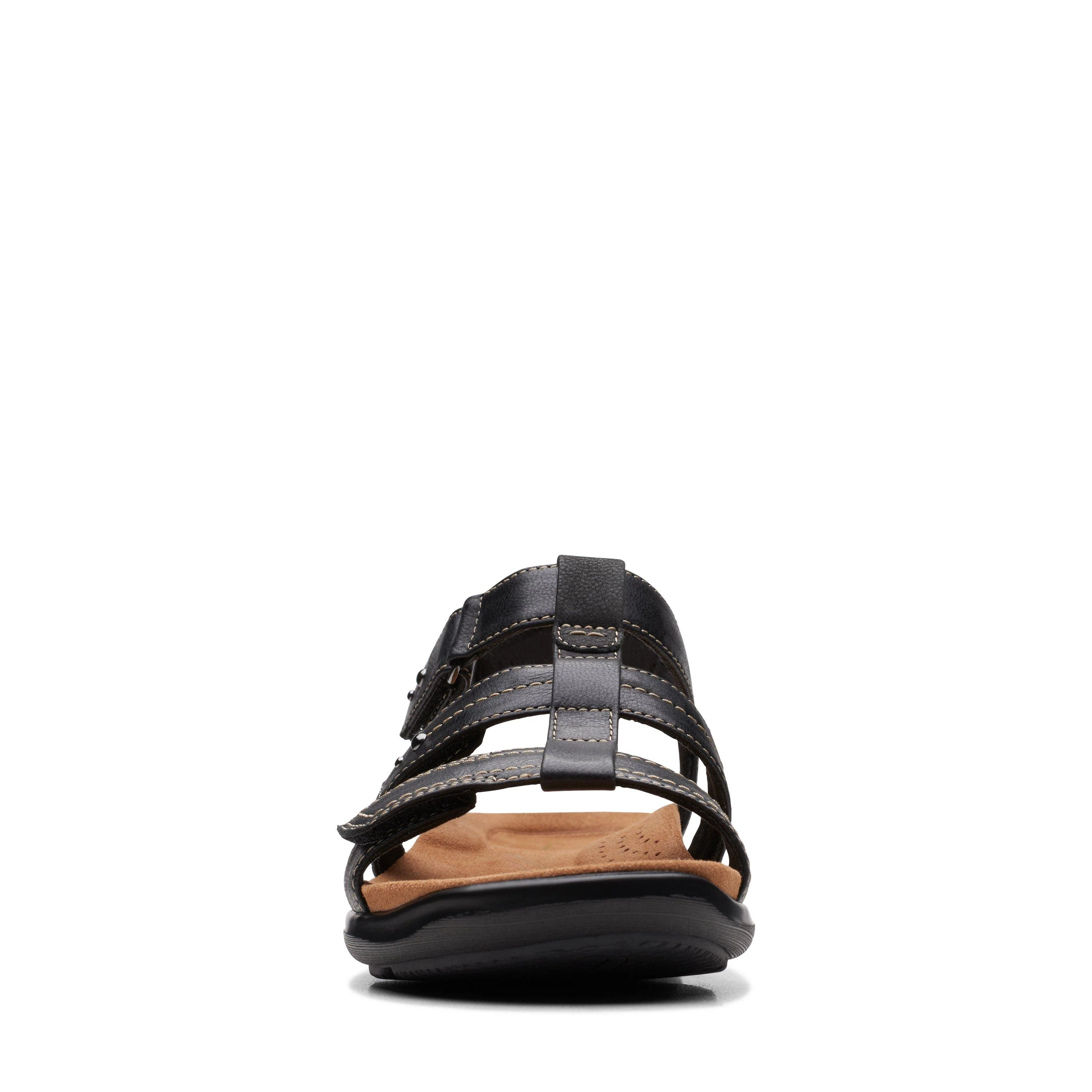 Clarks Women's Kitly Step Back Strap Sandal - Black - Image 5