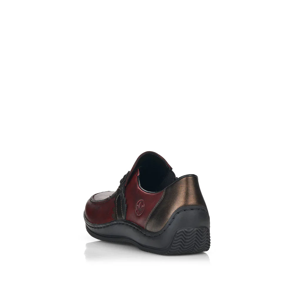 Rieker L1759 Celia Slip-On - Red (Burgundy) - Image 5