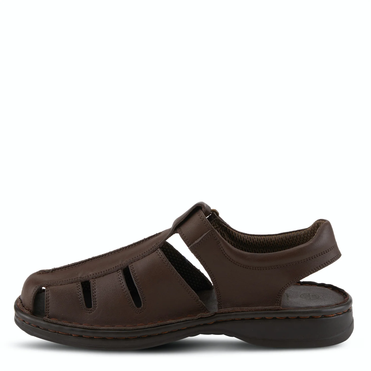 Spring Step Men's Laredo Leather Sandal - Dark Brown - Image 2