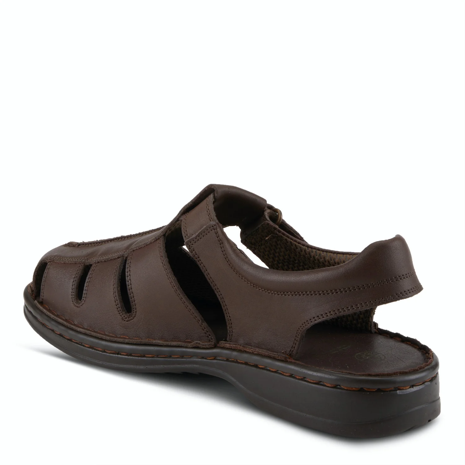 Spring Step Men's Laredo Leather Sandal - Dark Brown - Image 5