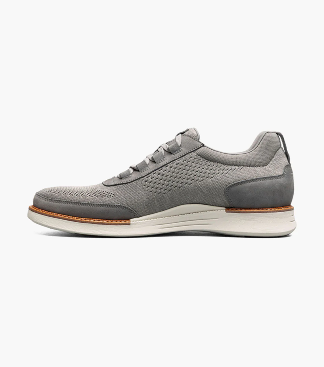 Florsheim Men's Launch Knit Elastic Lace Moc Toe Slip On - Gray - Image 2